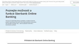 
                            5. Přihlášení do Sberbank Online Banking - Sberbank CZ