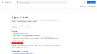
                            7. Prijava na Gmail - Računalo - Gmail Pomoć - Google Support