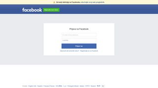 
                            1. Prijavi se - Facebook