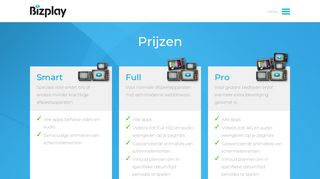 
                            4. Prijzen | Bizplay