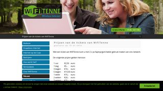 
                            7. Prijzen van de tickets van WifiTenne - Wifitenne