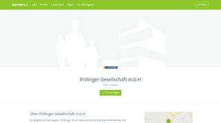 
                            12. Prillinger Gesellschaft m.b.H: Karrierechancen, Kontaktdaten, Fotos ...