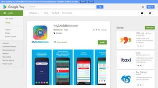 
                            13. Приложения в Google Play – MyMoldtelecom