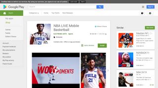 
                            8. Приложения в Google Play – NBA LIVE Mobile Баскетбол