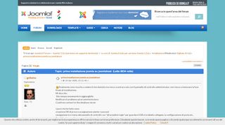 
                            7. prima installazione joomla su joomlahost - Joomla.it Forum