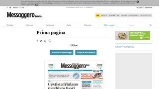 
                            4. Prima Pagina - Messaggero Veneto