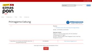 
                            11. Primagama Cakung - SimasPoin Website