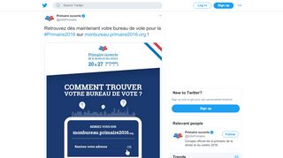 
                            4. Primaire ouverte on Twitter: 