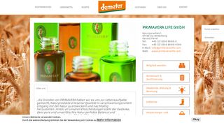 
                            11. PRIMAVERA LIFE GmbH | Demeter e.V.