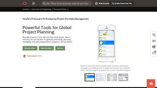 
                            6. Primavera P6 Enterprise Project Portfolio Management | Oracle