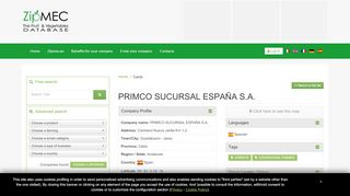 
                            9. PRIMCO SUCURSAL ESPAÑA S.A. carrots exporter - Zipmec.eu