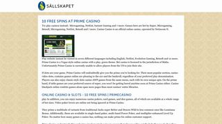 
                            11. Prime Casino - Error establishing a database connection - Sällskapet
