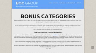 
                            12. Prime Casino – PRIME CASINO BONUS CODES - BOC Group