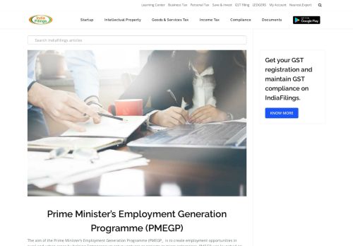 
                            12. Prime Minister's Employment Generation Programme (PMEGP ...