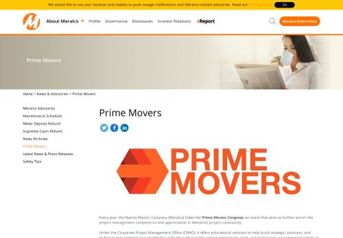 
                            5. Prime Movers - Meralco