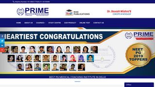 
                            3. Prime | PG Medical Entrance Coaching Institute, NEET PG in delhi ...