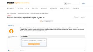 
                            11. Prime Photo Message - No Longer Signed In - Amazon Drive & Prime ...