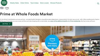
                            12. Prime Savings | Whole Foods Market