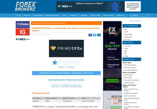 
                            5. PRIMECFDs Review - Is primecfds.com scam or scam or good forex ...
