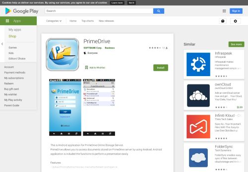 
                            10. PrimeDrive - Google Play のアプリ