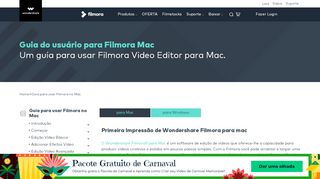 
                            9. Primeira Impressão de Wondershare Filmora para mac