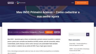 
                            3. Primeiro acesso no Meu INSS - Como cadastrar a sua senha agora