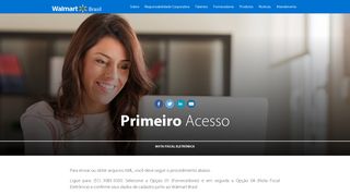 
                            4. Primeiro Acesso - Walmart Brasil