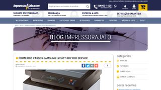 
                            5. Primeiros Passos Samsung: SyncThru Web Service | ImpressorAjato