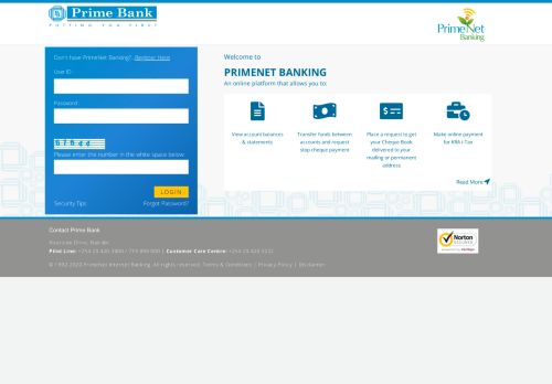 
                            12. PrimeNet:Prime Bank Online Banking