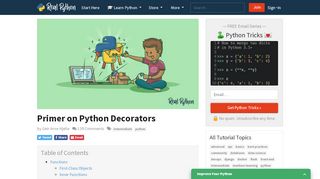
                            13. Primer on Python Decorators – Real Python