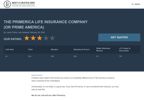 
                            8. Primerica Life Insurance Company Review | Buyer Beware!