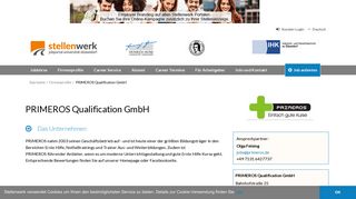 
                            11. PRIMEROS Qualification GmbH | Stellenwerk Düsseldorf