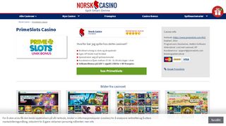 
                            7. Primeslots|80 freespins og 100% opptil kr 2000 - online casino