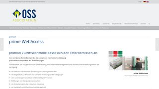
                            12. primion: prime WebAccess - OSS-Association