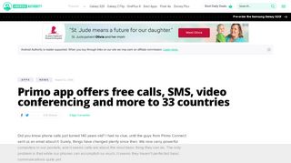 
                            7. Primo app offers free calls, SMS, video conferencing and more to 33 ...