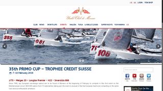 
                            12. Primo Cup - Trophée Credit Suisse - Yacht Club de Monaco