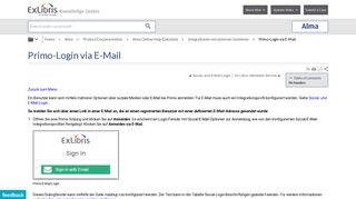 
                            12. Primo-Login via E-Mail - Ex Libris Knowledge Center