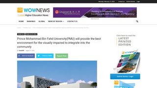 
                            12. Prince Mohammad Bin Fahd University(PMU) will provide ...