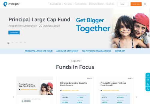 
                            13. Principal Mutual Fund - Invest in Mutual Funds Online in India