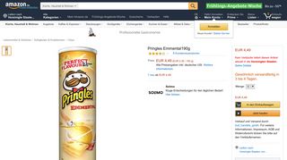 
                            12. Pringles Emmental190g: Amazon.de: Küche & Haushalt