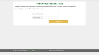 
                            12. Print individual National Address