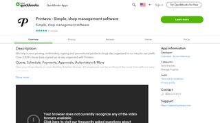 
                            5. Printavo - Simple, shop management software | QuickBooks App Store