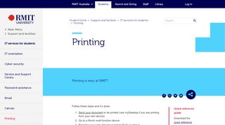 
                            12. Printing - RMIT University