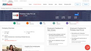
                            10. Printstop India Pvt Ltd - Company Overview | Jobbuzz