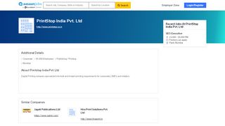 
                            7. Printstop India Pvt. Ltd | Job Openings, Salary & Reviews at AasaanJobs