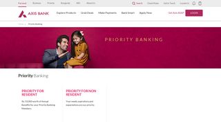 
                            11. Priority Banking - Axis Bank