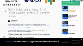 
                            5. Priority Club Changing Names To IHG Rewards- Adding Benefits, But ...