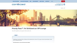 
                            5. Priority Pass™: Ihr Schlüssel zur VIP-Lounge - Cornèrcard