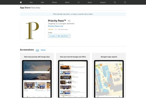 
                            10. Priority Pass™ im App Store - iTunes - Apple