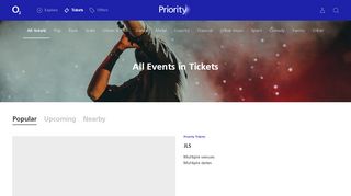 
                            9. Priority Tickets - Priority - O2 Priority